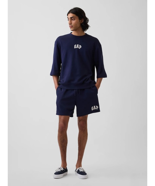 GAP（ギャップ）の「オーバーサイズ GAPロゴ フレンチテリーTシャツ（スウェット・メンズ・オフホワイト/ネイビー/ブラウン/ブラック・XS/L/M/S/XL）」の10枚目の写真