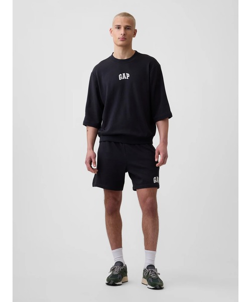 GAP（ギャップ）の「オーバーサイズ GAPロゴ フレンチテリーTシャツ（スウェット・メンズ・オフホワイト/ネイビー/ブラウン/ブラック・XS/L/M/S/XL）」の15枚目の写真