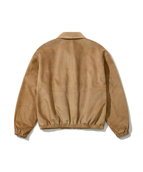 ANDROS(アンドロス)の「Mimi Suede Blouson Jacket (Beige)(ライダースジャケット・レディース・その他・SMALL/MEDIUM)」の3枚目の写真