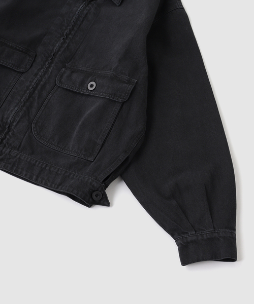 WISM(ウィズム)の「INTODUSK / イントゥダスク DUSTSHADOW BDU JACKET(デニムジャケット・メンズ・ブラック・X-LARGE/LARGE)」の4枚目の写真