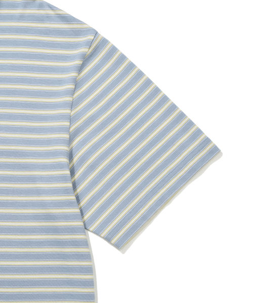 Wacky WiLLy（ワッキーウィリー）の「マルチストライプワッペン半袖Tシャツブルー（Tシャツ/カットソー・メンズ・その他・SMALL/MEDIUM/LARGE/X-LARGE）」の6枚目の写真
