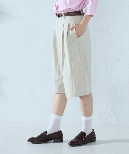 COMME CA ISM(コムサイズム)の「コットンナイロンウェザー ハーフパンツ(その他パンツ・レディース・ネイビー/ベージュ・MEDIUM/LARGE)」の10枚目の写真