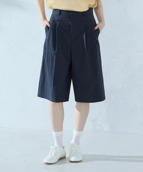 COMME CA ISM(コムサイズム)の「コットンナイロンウェザー ハーフパンツ(その他パンツ・レディース・ネイビー/ベージュ・MEDIUM/LARGE)」の14枚目の写真