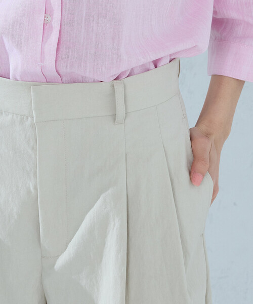 COMME CA ISM(コムサイズム)の「コットンナイロンウェザー ハーフパンツ(その他パンツ・レディース・ネイビー/ベージュ・MEDIUM/LARGE)」の19枚目の写真