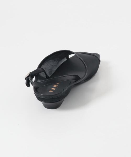 URBAN RESEARCH ROSSO WOMEN（アーバンリサーチ　ロッソ）の「REMME　メッシュパンプス（サンダル・レディース・ブラック・36/37）」の4枚目の写真
