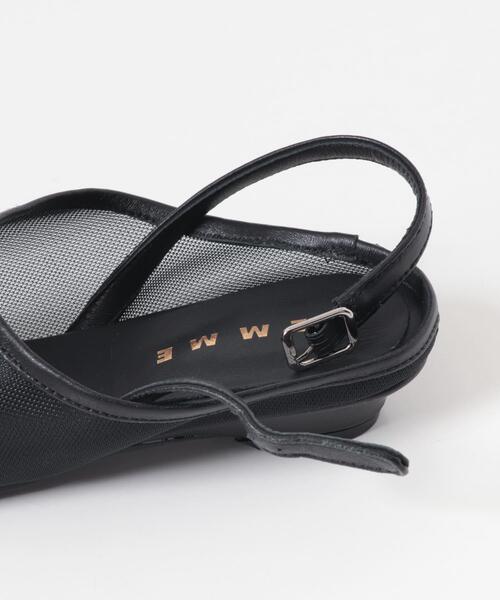 URBAN RESEARCH ROSSO WOMEN（アーバンリサーチ　ロッソ）の「REMME　メッシュパンプス（サンダル・レディース・ブラック・36/37）」の6枚目の写真