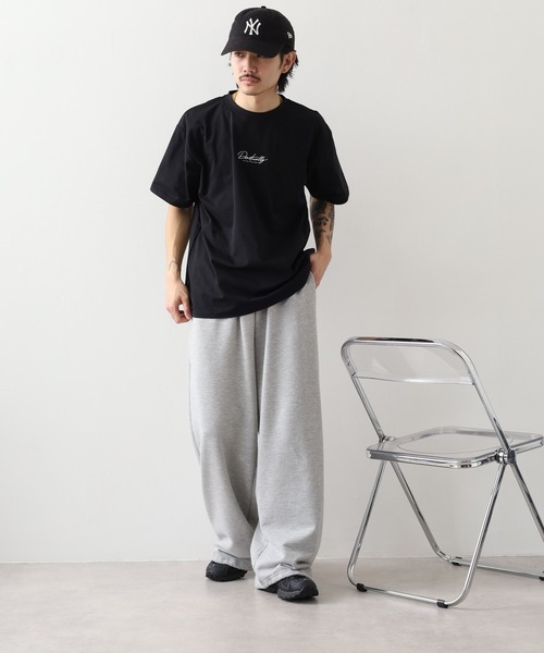FUNALIVE（ファンアライブ）の「ワンポイント刺繍 ストレッチT 接触冷感 吸水速乾 UVカット（Tシャツ/カットソー・メンズ・ホワイト/ライトブラック/スミクロ/ブラック系その他2/ブラック/ホワイト系その他2/ネイビー系/ネイビー系2・M/L/LL）」の17枚目の写真