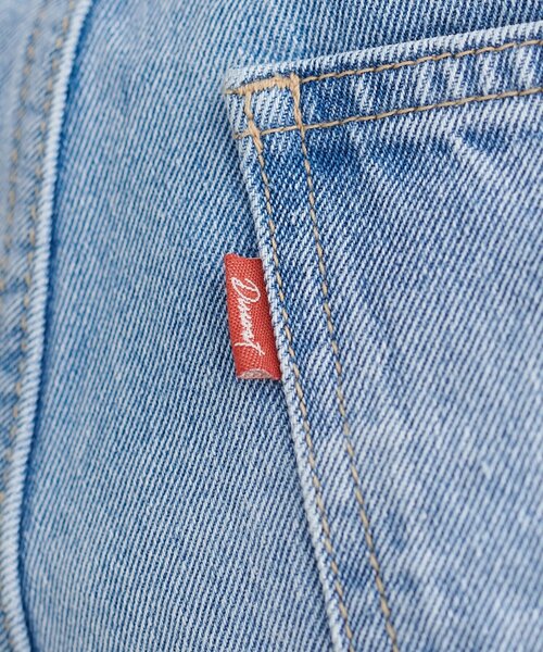 DISCOAT（ディスコート）の「ライトオンス裾レースデニムストレートパンツ（デニムパンツ・レディース・ネイビー/サックスブルー・SMALL/LARGE/MEDIUM）」の18枚目の写真