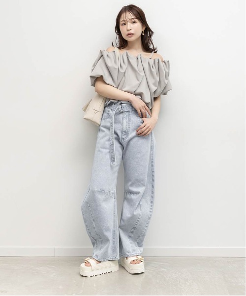 RANDA(ランダ)の「ダブルベルトラフィアライクサンダル(サンダル・レディース・ベージュ/ホワイト/ブラック・M/S/L/LL)」の10枚目の写真