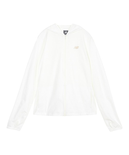 NEW BALANCE(ニューバランス)の「ファンクショナルジップアップフーディー(パーカー・レディース・ホワイト・SMALL/MEDIUM/LARGE/X-LARGE)」の4枚目の写真