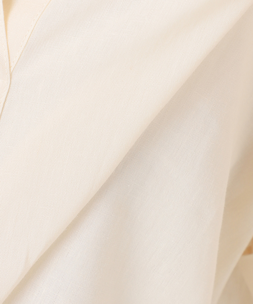 The Loom(ザ ルーム)の「The Loom/ザ ルーム BACK TUCK SHIRT シャツ TL18UO-WH11(シャツ/ブラウス・レディース・ベージュ/ホワイト・SMALL)」の17枚目の写真