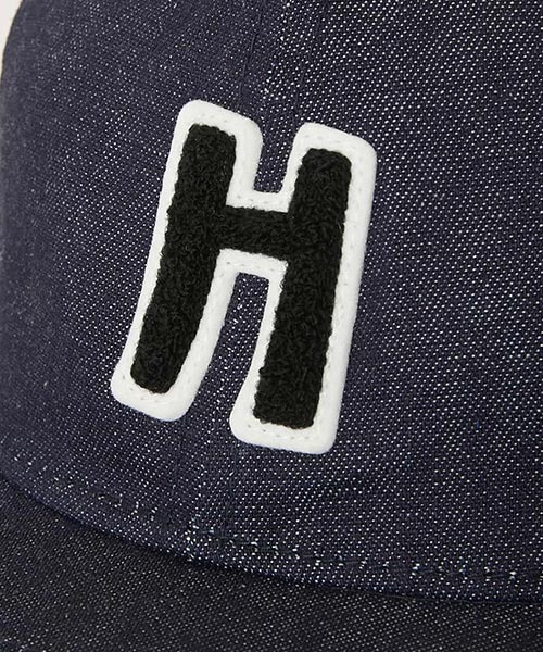 HOLLYWOOD RANCH MARKET(ハリウッドランチマーケット)の「レイジーHワッペン デニムウォッシュド ベースボールキャップ(キャップ・メンズ・インディゴブルー・ONE SIZE)」の5枚目の写真