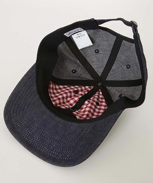 HOLLYWOOD RANCH MARKET(ハリウッドランチマーケット)の「レイジーHワッペン デニムウォッシュド ベースボールキャップ(キャップ・メンズ・インディゴブルー・ONE SIZE)」の7枚目の写真