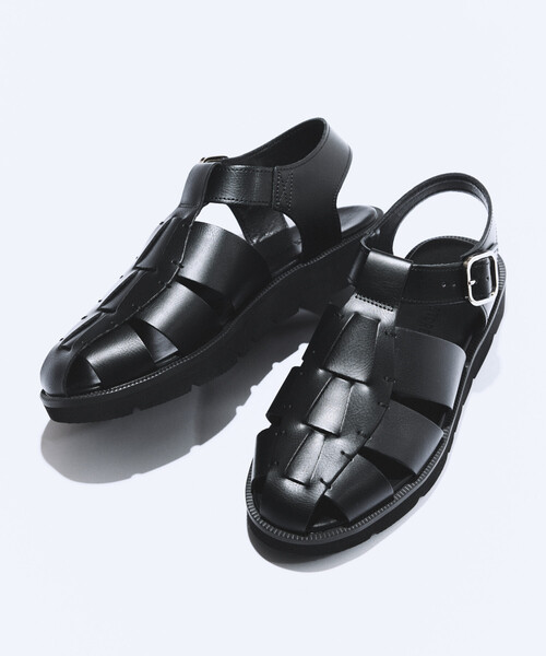 FREAK'S STORE(フリークスストア)の「FREAK'S STORE/フリークスストア レザレット グルカサンダル(サンダル・メンズ・ダークブラウン/ブラウン/ブラック・27/26/25)」の6枚目の写真