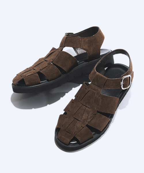 FREAK'S STORE(フリークスストア)の「FREAK'S STORE/フリークスストア レザレット グルカサンダル(サンダル・メンズ・ダークブラウン/ブラウン/ブラック・27/26/25)」の18枚目の写真