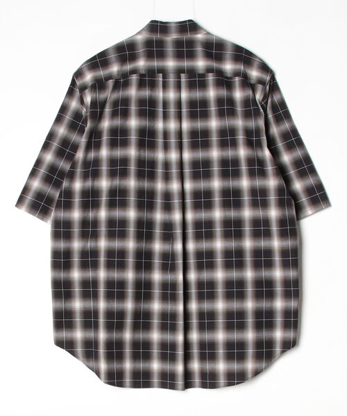 FACTOTUM(ファクトタム)の「【FACTOTUM】 Check Wide Short Sleeve Shirt(シャツ/ブラウス・メンズ・ブラック系/ブラウン系・44/46/48)」の20枚目の写真