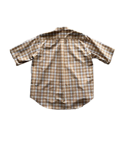 FACTOTUM(ファクトタム)の「【FACTOTUM】 Check Wide Short Sleeve Shirt(シャツ/ブラウス・メンズ・ブラック系/ブラウン系・44/46/48)」の3枚目の写真