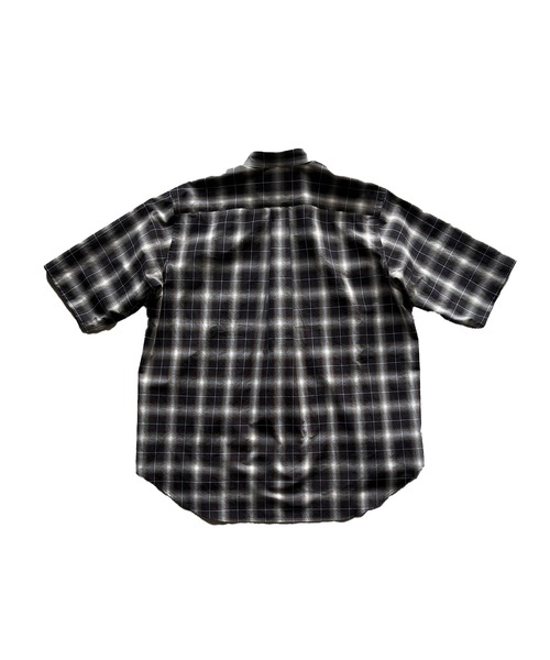 FACTOTUM(ファクトタム)の「【FACTOTUM】 Check Wide Short Sleeve Shirt(シャツ/ブラウス・メンズ・ブラック系/ブラウン系・44/46/48)」の4枚目の写真