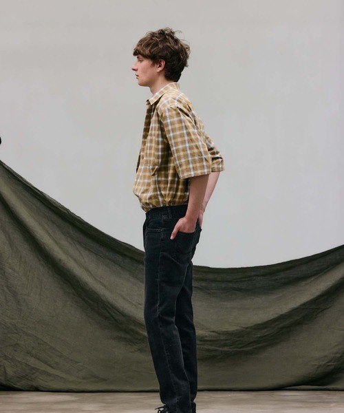 FACTOTUM(ファクトタム)の「【FACTOTUM】 Check Wide Short Sleeve Shirt(シャツ/ブラウス・メンズ・ブラック系/ブラウン系・44/46/48)」の9枚目の写真