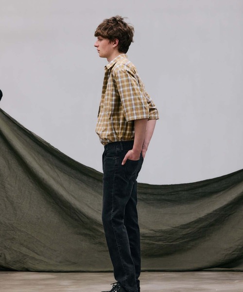 FACTOTUM(ファクトタム)の「【FACTOTUM】 Check Wide Short Sleeve Shirt(シャツ/ブラウス・メンズ・ブラック系/ブラウン系・44/46/48)」の10枚目の写真