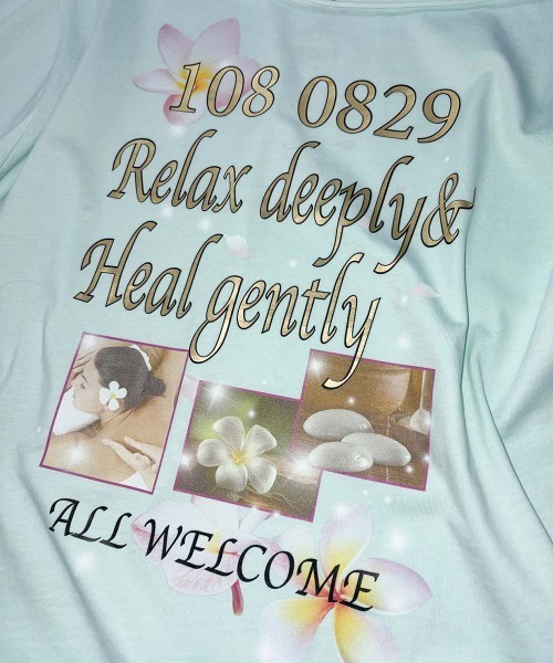 SCULPTOR(スカルプター)の「Healing Off-Shoulder Tee(Tシャツ/カットソー・レディース・ブルー/パープル/ホワイト・SMALL/MEDIUM/LARGE)」の7枚目の写真