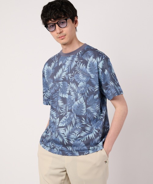 Arnold Palmer(アーノルドパーマー)の「シェア リゾート柄 Tシャツ(Tシャツ/カットソー・レディース・ブラウン系その他/グリーン系その他/ホワイト系その他/ブルー系その他・S/M/L/LL/XS)」の11枚目の写真