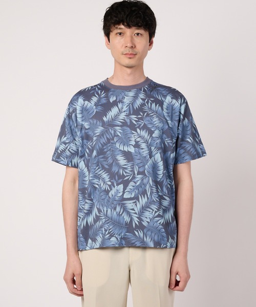 Arnold Palmer(アーノルドパーマー)の「シェア リゾート柄 Tシャツ(Tシャツ/カットソー・レディース・ブラウン系その他/グリーン系その他/ホワイト系その他/ブルー系その他・S/M/L/LL/XS)」の13枚目の写真
