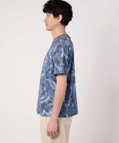 Arnold Palmer(アーノルドパーマー)の「シェア リゾート柄 Tシャツ(Tシャツ/カットソー・レディース・ブラウン系その他/グリーン系その他/ホワイト系その他/ブルー系その他・S/M/L/LL/XS)」の14枚目の写真