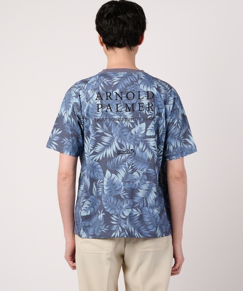 Arnold Palmer(アーノルドパーマー)の「シェア リゾート柄 Tシャツ(Tシャツ/カットソー・レディース・ブラウン系その他/グリーン系その他/ホワイト系その他/ブルー系その他・S/M/L/LL/XS)」の15枚目の写真