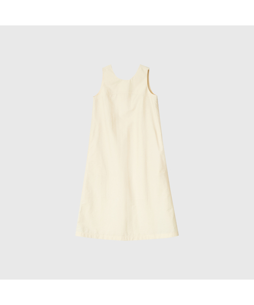 LOOKAST(ルックキャスト)の「アイリンコットンスリーブレスドレス_クリーム / IRENE COTTON SLEEVELESS DRESS_CREAM(ワンピース・レディース・Cream・SMALL/MEDIUM)」の1枚目の写真