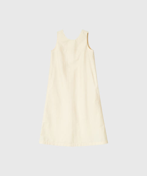 LOOKAST(ルックキャスト)の「アイリンコットンスリーブレスドレス_クリーム / IRENE COTTON SLEEVELESS DRESS_CREAM(ワンピース・レディース・Cream・SMALL/MEDIUM)」の3枚目の写真