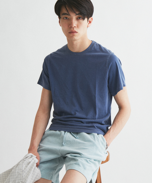 SAVE KHAKI UNITED(セーブカーキユナイテッド)の「SAVE KHAKI UNITED / セーブ カーキ ユナイテッド スーピマ ジャージー Tシャツ(Tシャツ/カットソー・メンズ・ブラック/ホワイト/コバルトブルー/サファリグリーン・MEDIUM/LARGE/X-LARGE)」の14枚目の写真