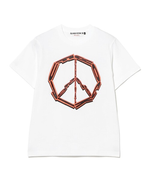 Ray BEAMS（レイビームス）の「〈WOMEN〉FUJI ROCK FESTIVAL'26 / EISUKE HOSHI / P2A6E TEE（Tシャツ/カットソー・レディース・ホワイト・SMALL）」の8枚目の写真