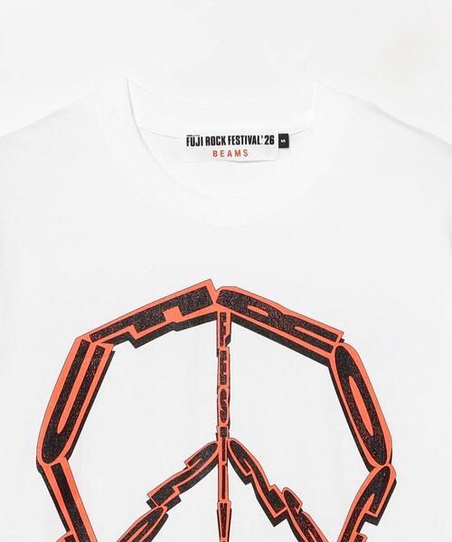 Ray BEAMS（レイビームス）の「〈WOMEN〉FUJI ROCK FESTIVAL'26 / EISUKE HOSHI / P2A6E TEE（Tシャツ/カットソー・レディース・ホワイト・SMALL）」の9枚目の写真