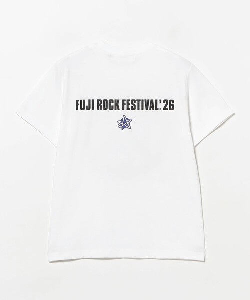 Ray BEAMS（レイビームス）の「〈WOMEN〉FUJI ROCK FESTIVAL'26 / EISUKE HOSHI / P2A6E TEE（Tシャツ/カットソー・レディース・ホワイト・SMALL）」の10枚目の写真