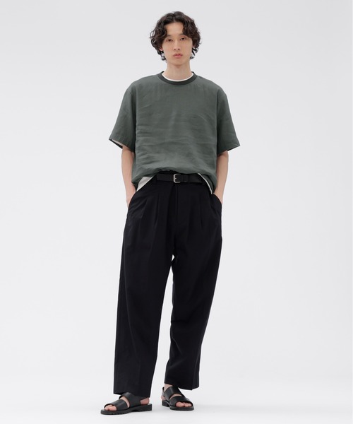 MARGARET HOWELL(マーガレットハウエル)の「LIGHTWEIGHT LINEN(シャツ/ブラウス・メンズ・チャコール/カーキ・SMALL/MEDIUM/LARGE)」の11枚目の写真