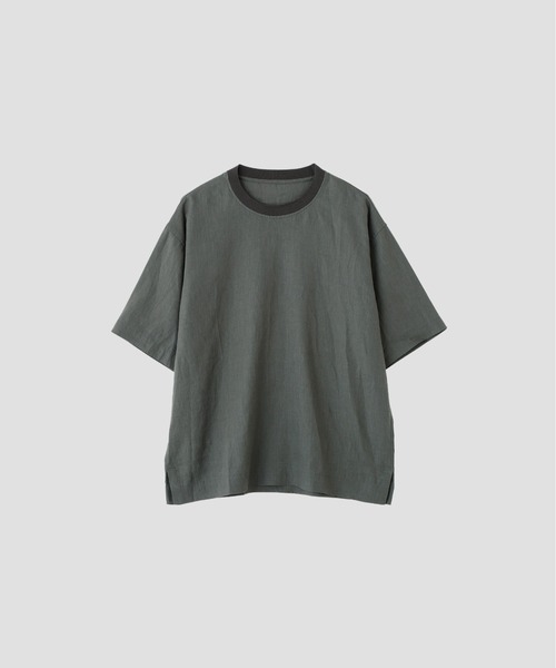 MARGARET HOWELL(マーガレットハウエル)の「LIGHTWEIGHT LINEN(シャツ/ブラウス・メンズ・チャコール/カーキ・SMALL/MEDIUM/LARGE)」の3枚目の写真