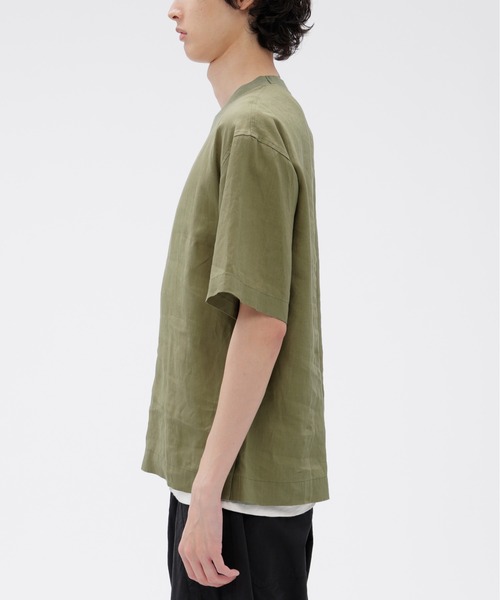 MARGARET HOWELL(マーガレットハウエル)の「LIGHTWEIGHT LINEN(シャツ/ブラウス・メンズ・チャコール/カーキ・SMALL/MEDIUM/LARGE)」の6枚目の写真