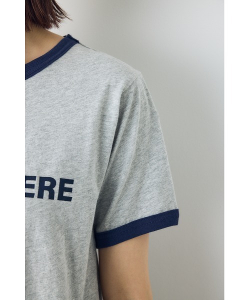 AZUL by moussy(アズールバイマウジー)の「リンガーロゴプリントT(Tシャツ/カットソー・レディース・アイボリー/グリーン/杢グレー・FREE)」の17枚目の写真