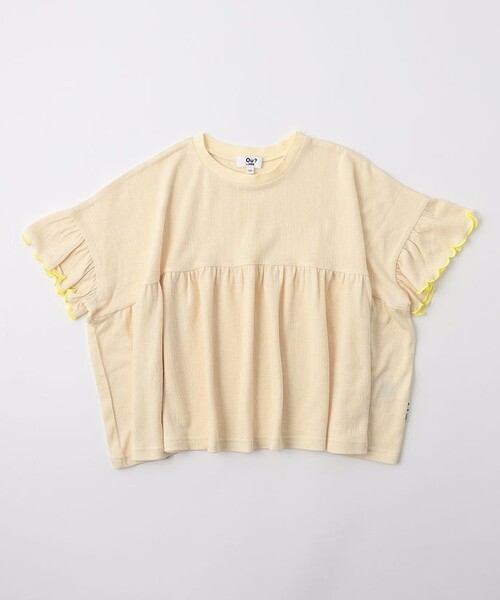 EDWIN(エドウィン)の「【Ou? by EDWIN】ワイドシルエットTシャツ(Tシャツ/カットソー・キッズ・オレンジ/アイボリー・130/110/100/140/90/120/150)」の3枚目の写真