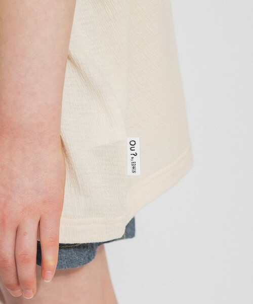 EDWIN(エドウィン)の「【Ou? by EDWIN】ワイドシルエットTシャツ(Tシャツ/カットソー・キッズ・オレンジ/アイボリー・130/110/100/140/90/120/150)」の9枚目の写真