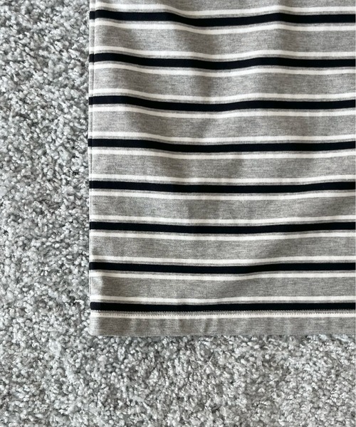 KAIKO(カイコー)の「KAIKO V neck border t-shirts(Tシャツ/カットソー・メンズ・レッド/サックスブルー・1/2)」の8枚目の写真