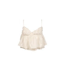 GLOWNY（グロウニ―）の「SHIRRED CRINKLE BUSTIER（キャミソール）」