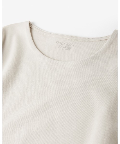 DoCLASSE( ドゥクラッセ)の「クルーシャツテール/長袖・DoT(Tシャツ/カットソー・レディース・ライトグレー/ブラック/ダークネイビー・S/M)」の5枚目の写真