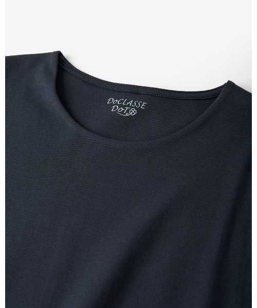 DoCLASSE( ドゥクラッセ)の「クルーシャツテール/長袖・DoT(Tシャツ/カットソー・レディース・ライトグレー/ブラック/ダークネイビー・S/M)」の13枚目の写真