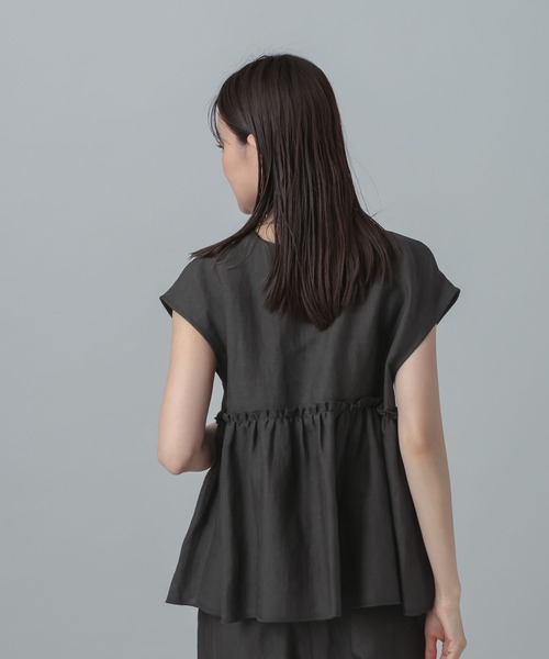 GLOBAL WORK(グローバルワーク)の「MATINEE LINE/ラミー2WAYフロントブラウス/678452(シャツ/ブラウス・レディース・レオパード/ベージュ/ブラック・LARGE/MEDIUM)」の8枚目の写真