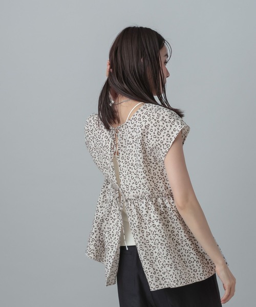 GLOBAL WORK(グローバルワーク)の「MATINEE LINE/ラミー2WAYフロントブラウス/678452(シャツ/ブラウス・レディース・レオパード/ベージュ/ブラック・LARGE/MEDIUM)」の20枚目の写真
