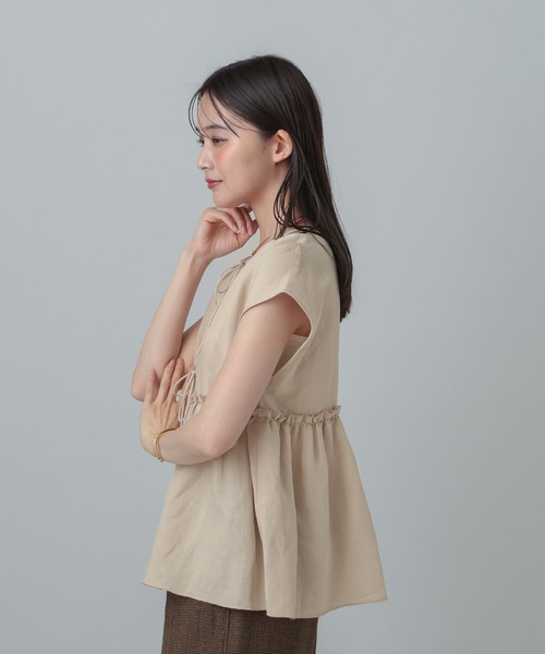 GLOBAL WORK(グローバルワーク)の「MATINEE LINE/ラミー2WAYフロントブラウス/678452(シャツ/ブラウス・レディース・レオパード/ベージュ/ブラック・LARGE/MEDIUM)」の13枚目の写真