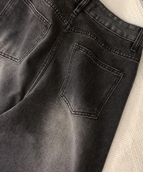 c.u.l(シーユーエル)の「ヴィンテージライク ブラックデニムパンツ culw942(デニムパンツ・レディース・ブラック・S/M)」の11枚目の写真