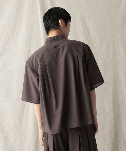 HARE(ハレ)の「【NARRIL】JIMBE-style Zip Shirts(Tシャツ/カットソー・メンズ・ブラック/ブラウン・FREE)」の10枚目の写真